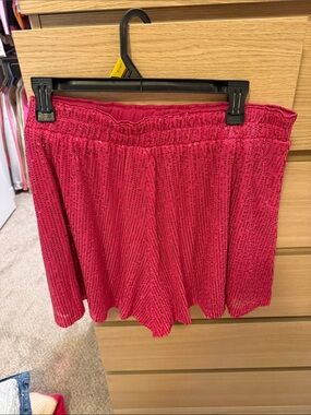 Sequin pink shorts